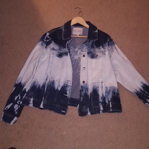 RACHEL Rachel Roy Jackets & Coats - NWOT bleach dyed denim jacket RACHEL Rachel Roy Jackets & Coats - NWOT bleach dyed denim jacket